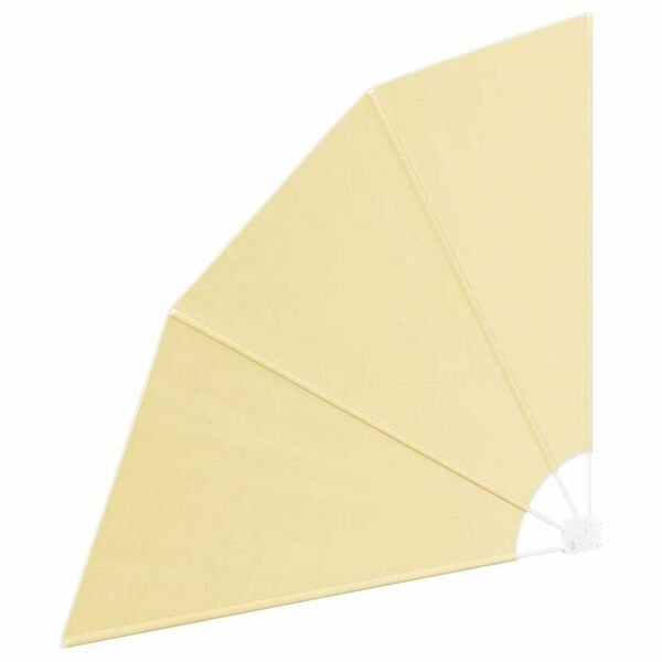 vidaXL Schermo di Privacy per Balcone Sabbia 160 x 160 cm Poliestere