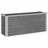 vidaXL Letto rialzato da giardino Grigio 100 x 30 x 22 cm