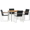 vidaXL Set da Pranzo per Giardino 5 pz