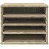 vidaXL Organizer Scrivania Rovere Sonoma 36x26x29,5 Legno Multistrato