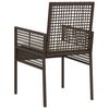 vidaXL Sedia da Giardino 2 pcs Marrone 53 x 60 x 85cm polyrattan