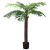 vidaXL Palma Phoenix Artificiale con Vaso 190 cm Verde