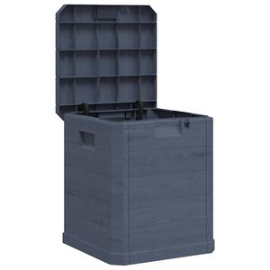vidaXL Baule da Giardino 90 L Antracite