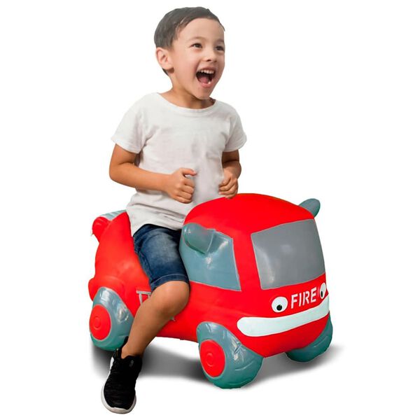 JAMARA Macchina dei Vigili del Fuoco a Rimbalzo con Pompa Rossa