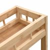 vidaXL Carrello da Cucina con Ruote Naturale 60 x 18 x 97 cm Bamb&ugrave;