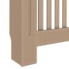 vidaXL Copertura per radiatori 2 pcs Marrone 172 x 19 x 81,5cm