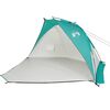 vidaXL Tenda da Spiaggia Verde Mare 268x223x125 cm in Poliestere 185T