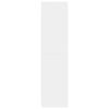 vidaXL Armadio Bianco 30x50x200 cm in Legno Multistrato