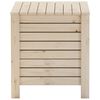 vidaXL Contenitore con Coperchio RANA 60x49x54 cm Legno Massello Pino