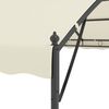 vidaXL Gazebo in Tessuto Crema