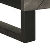 vidaXL Comodino Nero 50x33x60 cm in Legno Massello di Mango