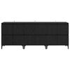 vidaXL Sideboards 3 pcs Rovere Nero 60 x 35 x 70 cm Legno multistrato