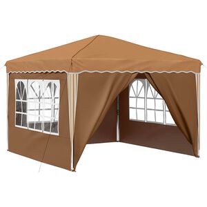 vidaXL Tenda per feste a pop-up 288 x 288 x 245 cm Beige