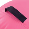 vidaXL Rotolo da Ginnastica Gonfiabile con Pompa 120x90 cm in PVC Rosa