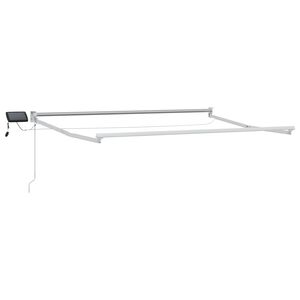 vidaXL Struttura della tenda elettrica retrattile Bianco 3 x 2 m
