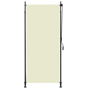 vidaXL Tenda a Rullo per Esterni 100x270 cm Crema
