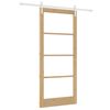 vidaXL Porta scorrevole ORKDAL Naturale 93 x 211 cm