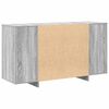 vidaXL Credenza Grigio Sonoma 135 x 41 x 75 cm Legno multistrato