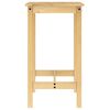 vidaXL Set da Bar 5 pz in Legno Massello di Pino