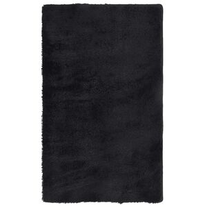 vidaXL Tappeto Shaggy a Pelo Lungo NAVARRA Nero 60x100 cm poliestere