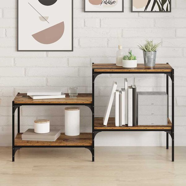 vidaXL Scaffale 4 pcs Marrone 60 x 40 x 1,5 cm Legno multistrato