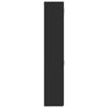 vidaXL Mobile Sottile Nero 45x42,5x225 cm in Truciolato