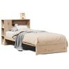 vidaXL Giroletto con Libreria senza Materasso 75x190 cm in Legno Pino