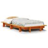 vidaXL Letto senza Materasso Marrone Cera 90x190 cm in Legno di Pino