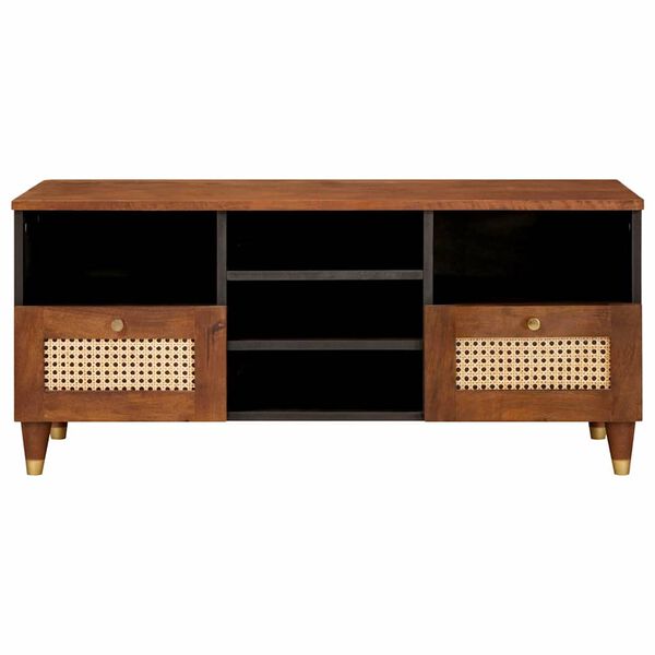 vidaXL Armadi e Supporti per Storage di Media con cassetto Marrone