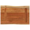vidaXL Piano Tavolo 70x40x3,8 cm Rettangolare Legno Acacia Bordi Vivi