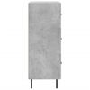 vidaXL Credenza Grigio Cemento 34,5x34x90 cm in Legno Multistrato