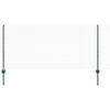 vidaXL Recinzione esagonale con palo 50 x 1 m Acciaio rivestito in PVC