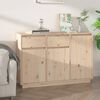 vidaXL Credenza 110x34x75 cm in Legno Massello di Pino