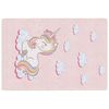 vidaXL Tappeto Bambini Rosa 160x230 cm Unicorno Lavabile