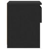 vidaXL Comodini 2 pz Neri 40x30x39 cm in Legno Multistrato
