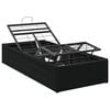 vidaXL Telaio Letto Elettrico Regolabile Nero 200 x 90 x 33,5 cm