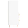 vidaXL Credenza Bianca 34,5x34x90 cm in Legno Multistrato
