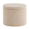 Venture Home Pouf Dunken 51x51x43 cm Pelliccia Beige