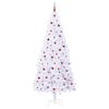 vidaXL Albero di Natale artificiale Bianco 240 cm PVC e Acciaio