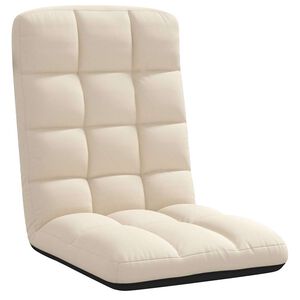 vidaXL Sedia da Terra Pieghevole in Lino 71x51x62 cm