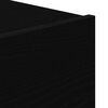 vidaXL Armadio da Notte Rovere Nero 50 x 39 x 41 cm Legno multistrato