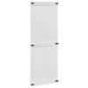 vidaXL Porta Corona Bianco 80 x 210 cm Legno multistrato