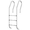 vidaXL Scala per Piscina 54x38x158 cm Acciaio Inox 304