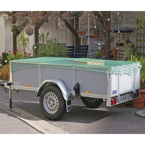 Practo Tools Rete di Copertura Rimorchi con Cavo Elastico 3x2 m