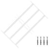vidaXL Griglia di Sicurezza per Finestra con 3 Traversine 43-74 cm