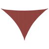 vidaXL Parasole a Vela Oxford Triangolare 2,5x2,5x3,5 m Terracotta
