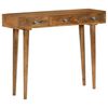vidaXL Tavolo Consolle in Legno Massello di Mango 102x30x79 cm