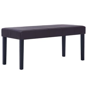 vidaXL Panca 106 cm Marrone in Similpelle