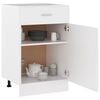 vidaXL Armadio con Cassetto &ldquo;Lyon&rdquo; Bianco 50x46x81,5 cm