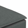 vidaXL Divano Modulare Poggiapiedi Modulo Grigio Scuro 100x100x48 cm